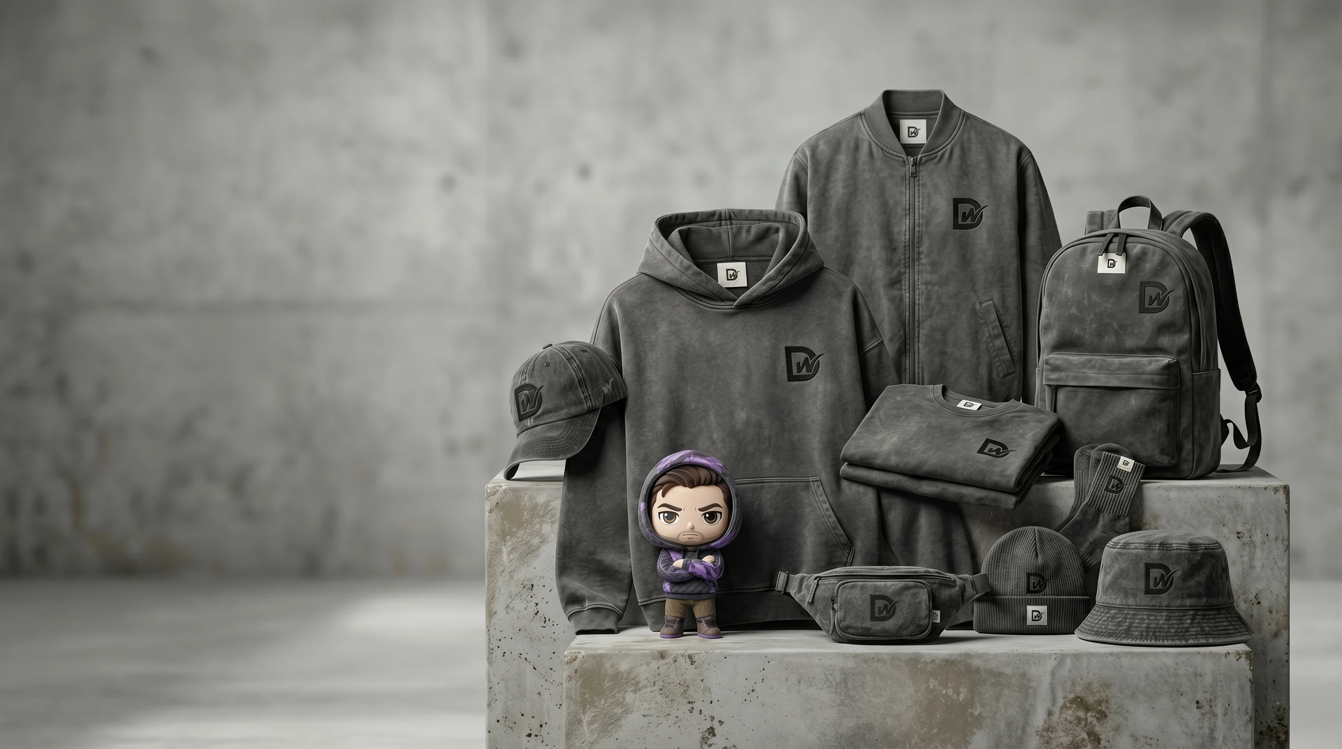 Danny Wave Stealth Collection merchandise artwork.